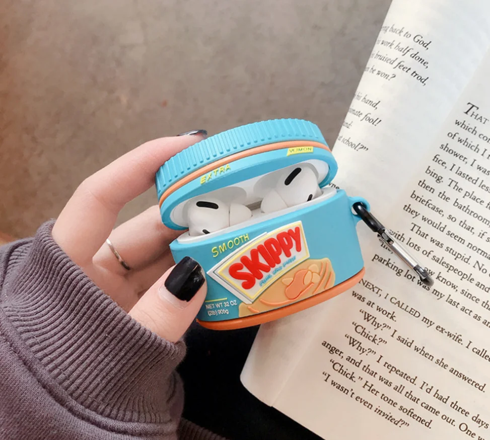 For Airpods 1 2 Pro 3 Funny Food Snacks Cartoon Package Case Cover Shell Box Collection Factory Sale