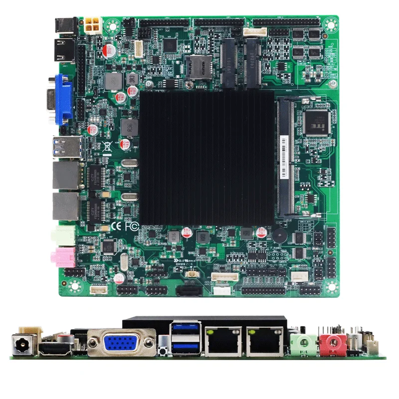 Low Price Mini-itx Motherboard J4125 Embedded Industrial Mainboard Support Gemini lake J4125 Processor DDR4 Quad Core