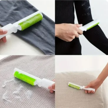 Foldable Mini Lint Roller Cleaning Brush Extra Sticky Pet Hair Clothes Sticky Lint Rollers Fuzz Fabric Shaver Portable Lint