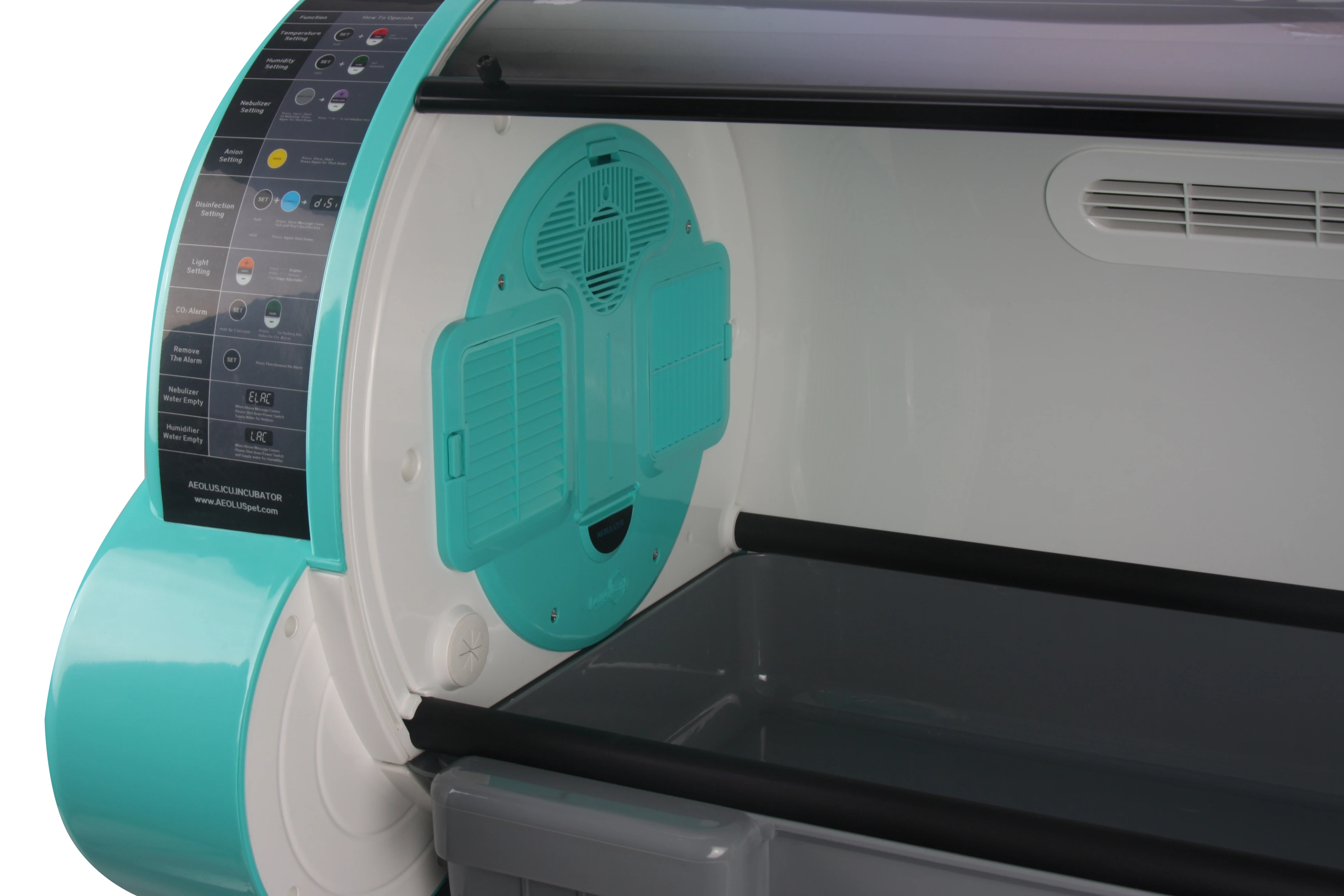 UC-1801 Pet Incubator Veterinary Equipment Pet Incubator Dog with Built-in Atomizer