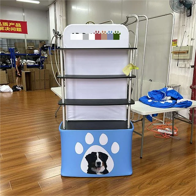Customize Logo Promotion display racks with board for Trade Show Booth Display counter Stand Exhibition Booth Business Display