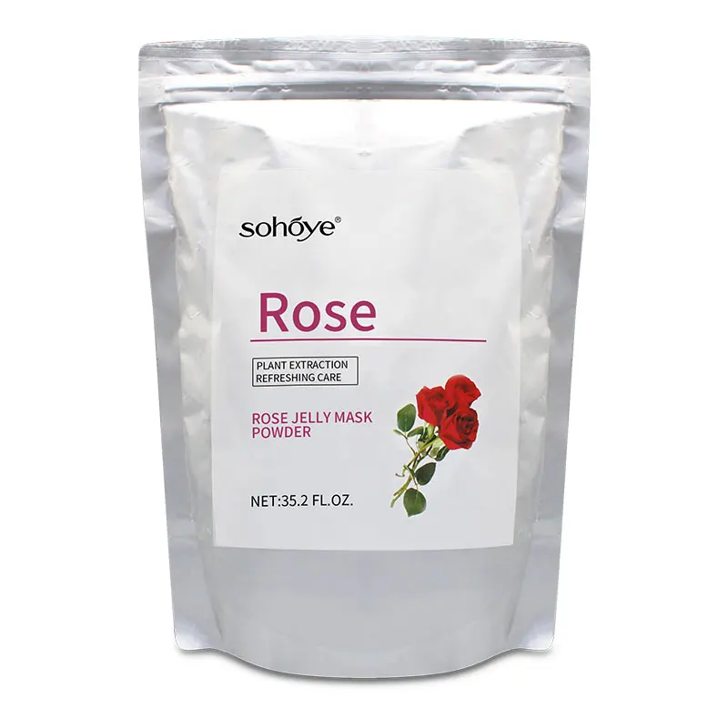 Customized skin care mask rose aloe crystal collagen tony moly powder jelly mask powder