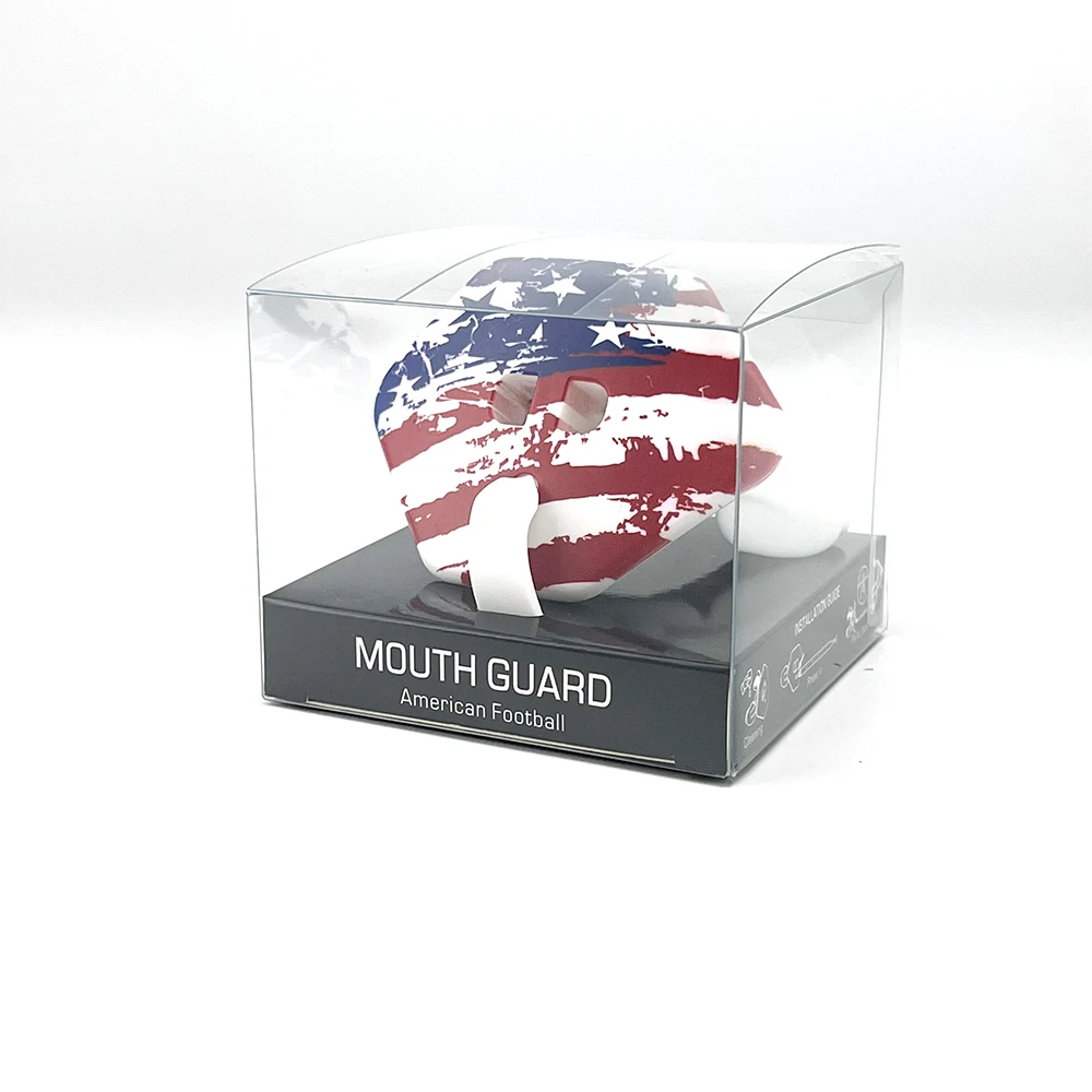 Custom cheap American Football Mouthguard Teeth Protector Mouth Guard with Strap