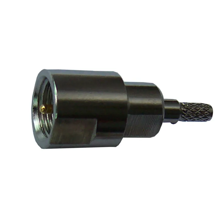 2023 Hot-selling BNC Jack straight bulkhead to FME Plug straight crimp for RG174 RG178 coax cable