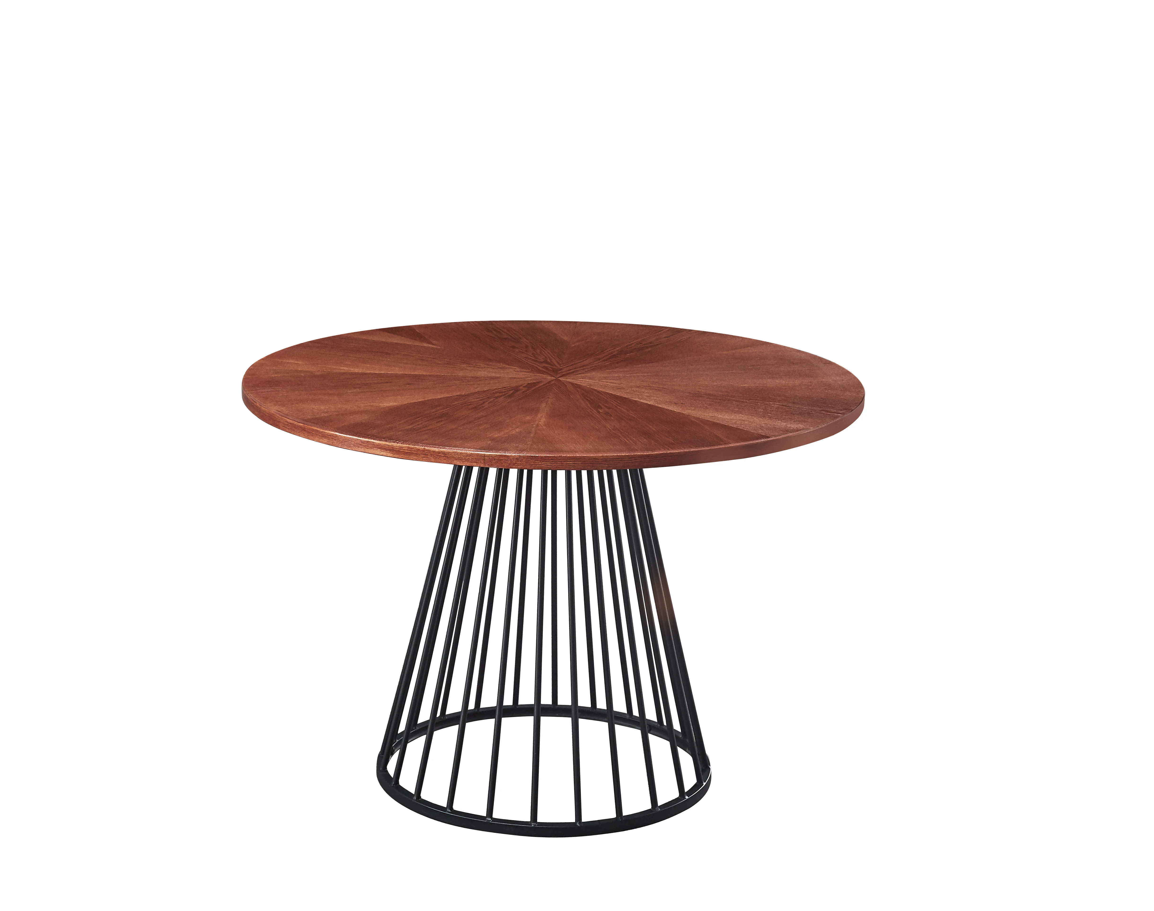 Удобный компактный обеденный мини-стол, набор из 4 стульев с круглым журнальным столиком из МДФ, металлические ножки, обеденная домашняя мебель