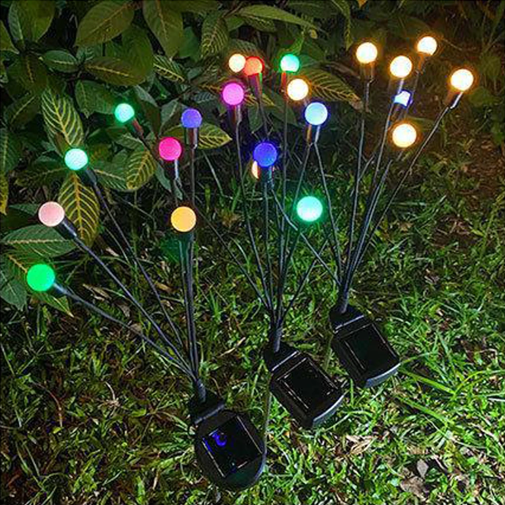 Hot Sale Garden Light  Firefly Solar LED Light, Solar Charging Glowworm LED Light for Garden Park