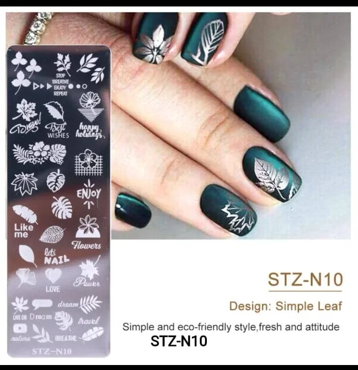 nail stamping plate Butterfly Petal Nail Art Transfer Steel Plate Retro  Nail Template Stamping Plate