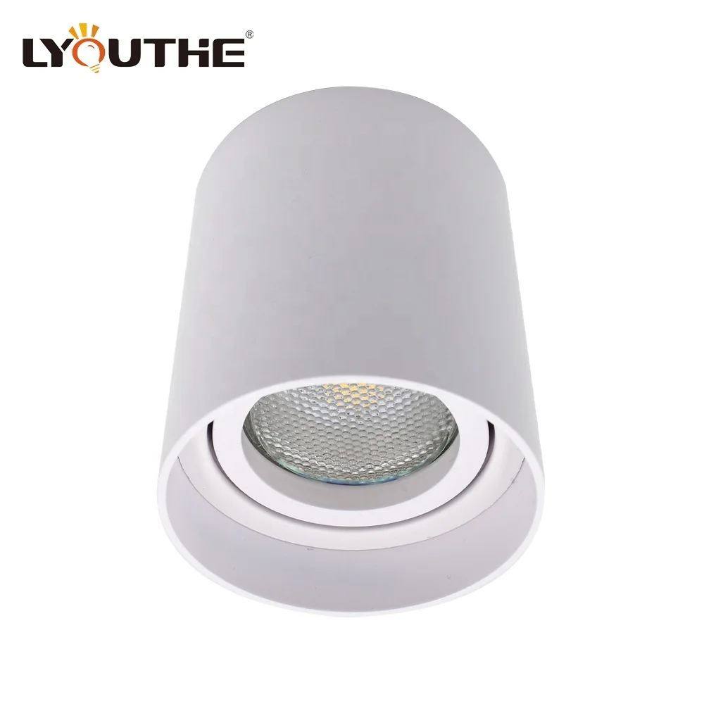 Recessed Aluminum Gu10 Mr16 Down Light Housing Anti-Glare Adjustable Halogen Surface Mounted Cob Downlight Fixture