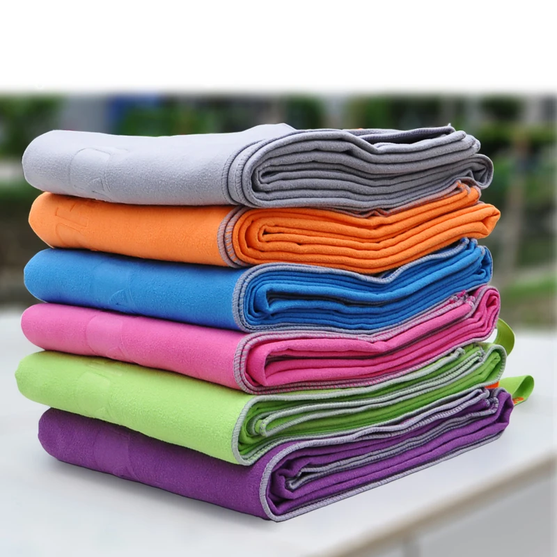 Custom Print Dry Fast Soft Light Weight Luxury Sand Free Microfiber Fitness Beach Towel With Logo