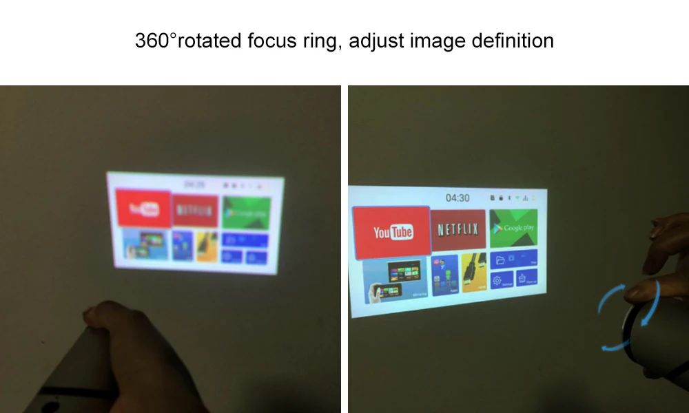 Dlp Projector Android Full 1080p Projector Wireless Multi Screen mini Wifi Video Beamer 4k IMAX