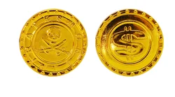 Pirate Props Gold Coin Currency Value 50 100 Simulation Coins Catch Game Code Treasure Box Gold Coins