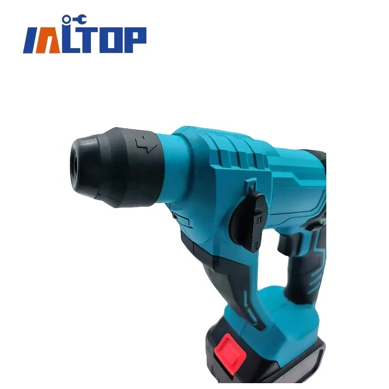 21V Portable Industrial & DIY Grade Cordless Impact Drill Light Jackhammer with SDS Plus Bit Lithium Electric Rotary Hammer