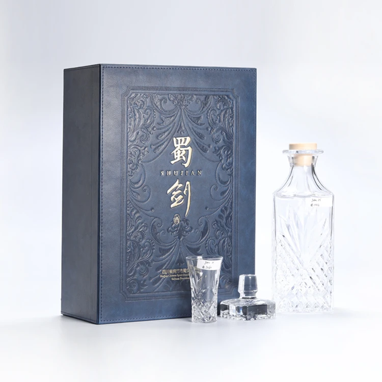 
5 peace wine cup accessories wines opener set in a wooden book wine box 