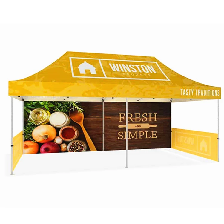 Trade Show Tent Aluminium Custom Promotional Event Advertising Customized Logo Folded Gazebo Marquee canopy Pop Up Tent