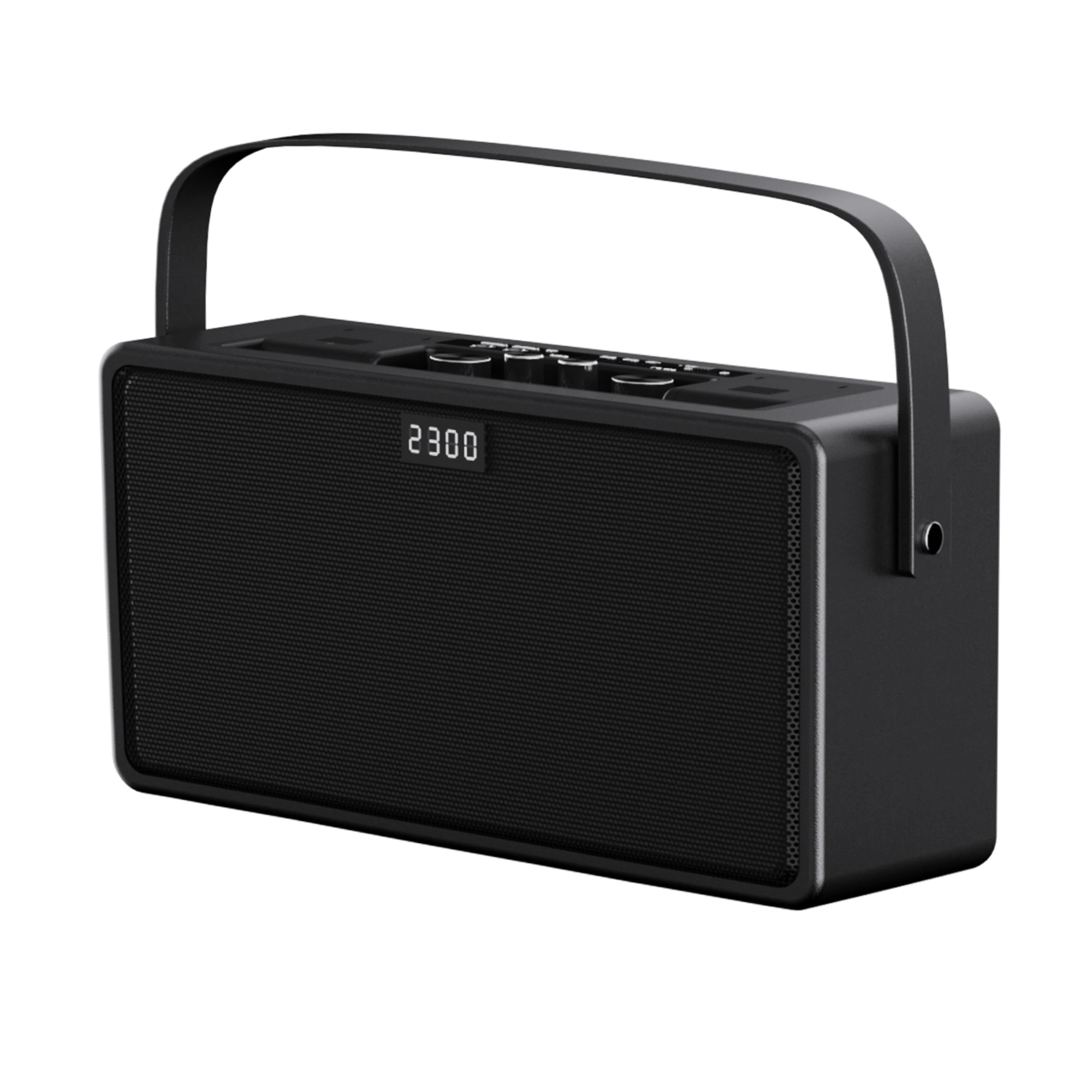 factory direct selling Karaoke Speaker Wireless with Two Microphone Portable Speaker 60W Wireless Blue Tooth Karaoke Speaker