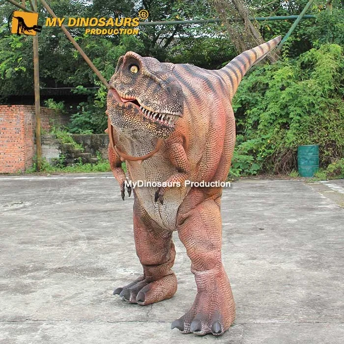  MY Dino SP068 вечеринка реалистичный ходячий динозавр марионетка Раптор костюм для