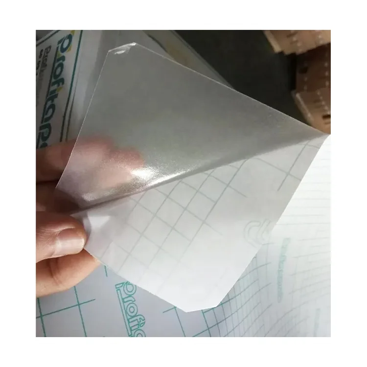 PVC Flex Banner Double Side Self Adhesive Vinyl Cold Lamination Film