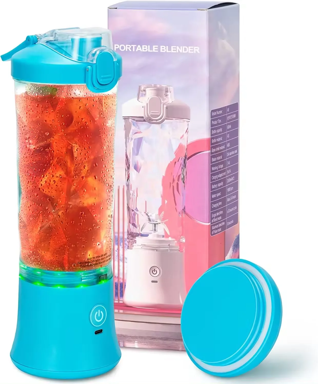 Family Travel Handheld Type-C Food Mixer Cup Personal New Product Electric Shaker Smoothies Fresh Fruit Juicers Portable Blender
