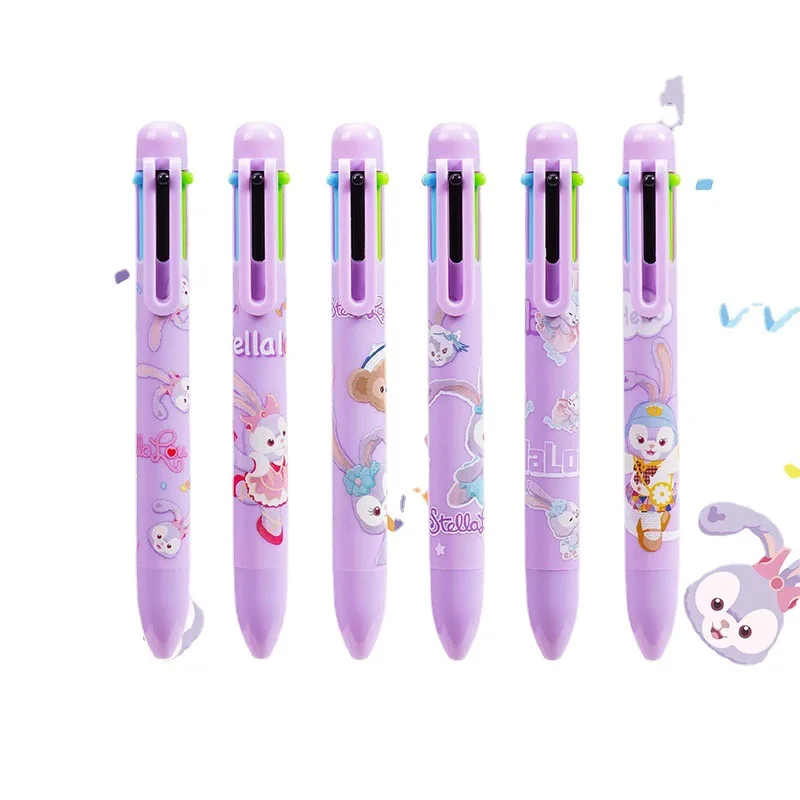 Kawaii cute 3d silicone pen head plastic multicolor ballpoint pen 6 colors 10 colors