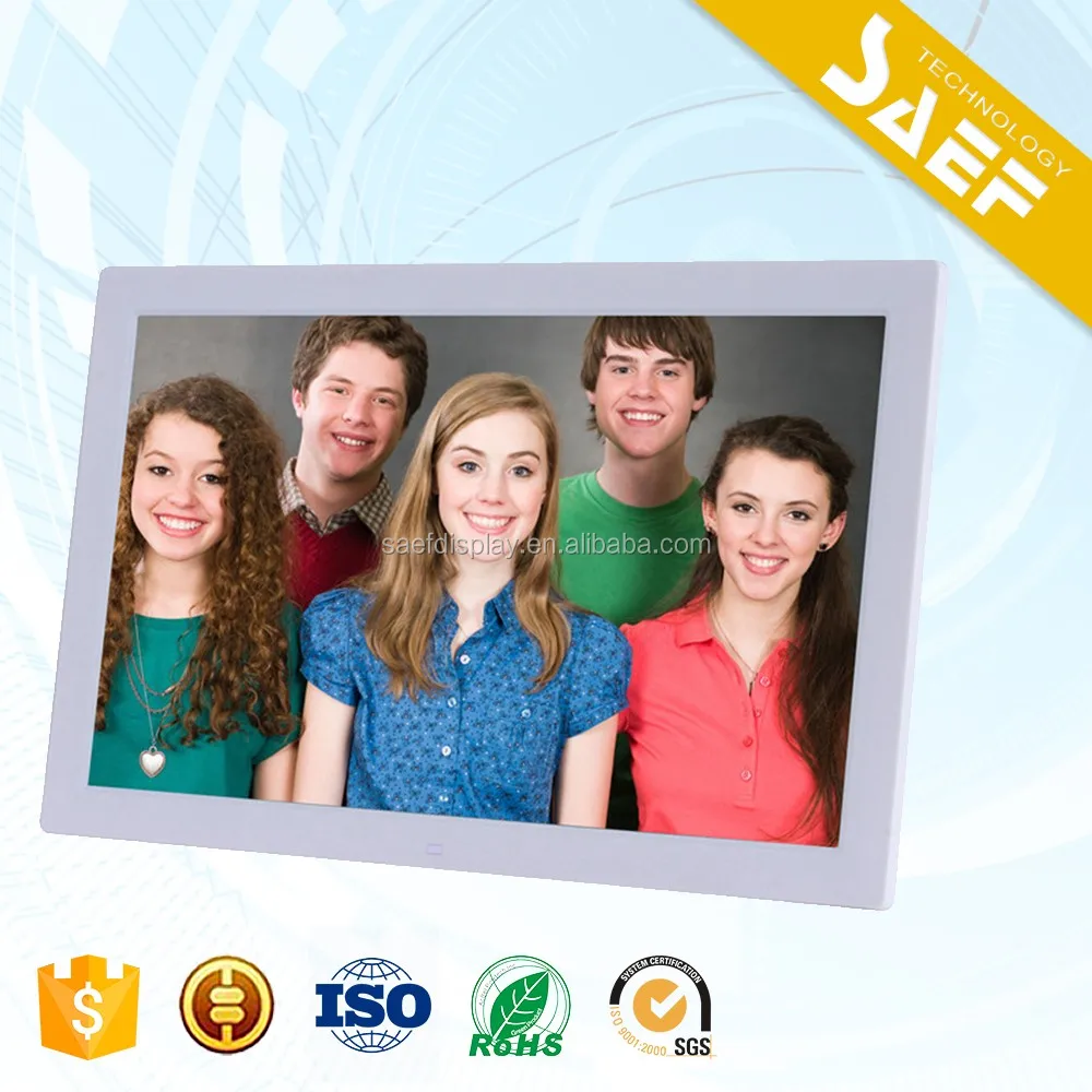 14 дюймов, 15 дюймов, 16 дюймов, 17 дюймов, 18 дюймов HDM монитор цифровая фоторамка воспроизведения музыки фото