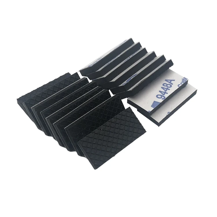 Wholesale Toughness Floor Mat Rubberized Silicone Feet Pad Transparent Silicone Glass Table Rubber Bumpers