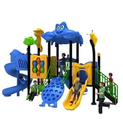 Most Popular Outdoor Plastic Playground Swing And Slide Set Water Park Playground Equipment For Swimming Pool