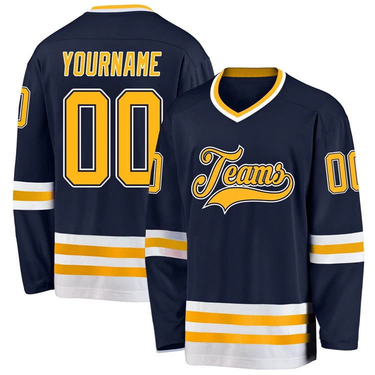 SDH-046 Latest Design 5xl Plus Size Custom Embroidery Hockey Hoodie Sublimation Training Ice Hockey Uniform Jersey