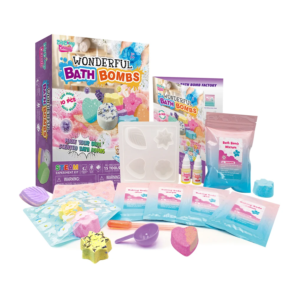 Essential oil bath bomb DIY kit make bath bombs with everything you need