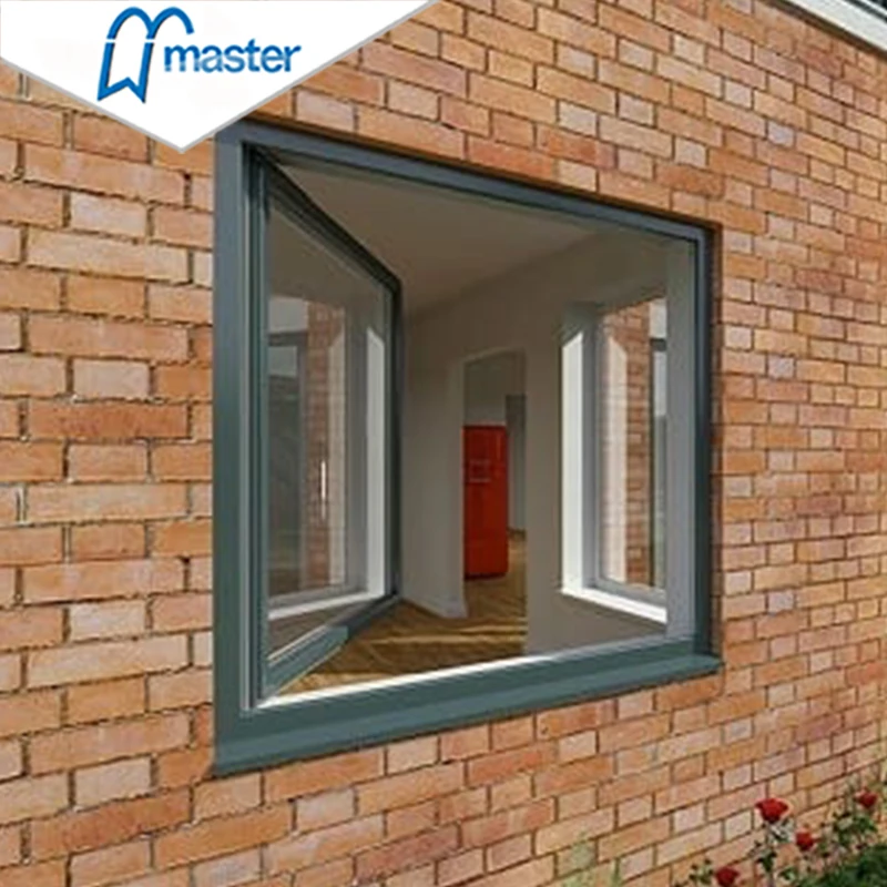 Top Manufacturers rainproof double glass tilt and turn windows inward aluminum Tilt and Turn Window for manufacturer