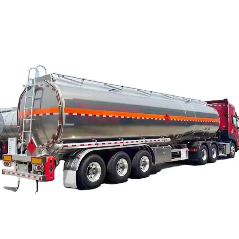 2024 Best 60000 liters Elliptical Fuel Tanker Semi Trailer cooking oil transport semi trailer for sale