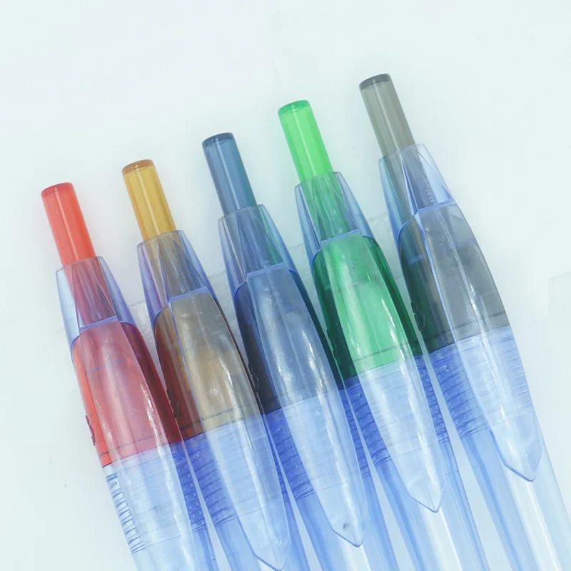 Hot Sale Promotional Colored Barrel Manufacturing Custom Roller Ball Point Pen With Logo