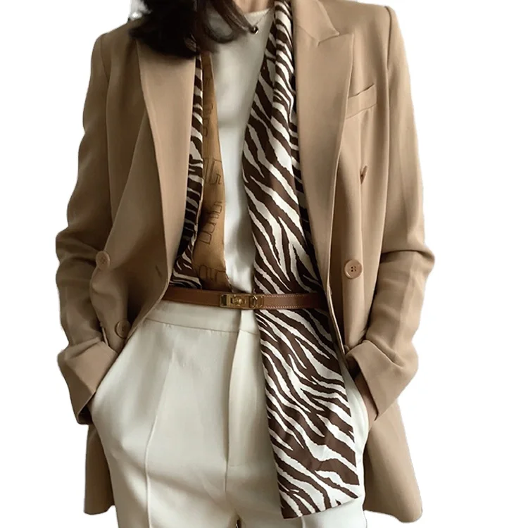 Женский шарф из полиэстера с текстурой зебры на заказ