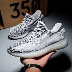  Men Fashion Sneakers Casual 2021 Yeezy 350 Sports Running Air-Cushion Original Quality 1:1 OG Box Zebra Putian KANYE
