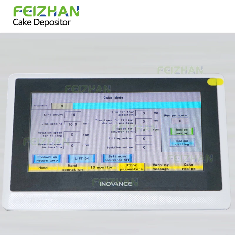 FEIZHAN FZ-CA600 Automatic Multi Heads Caramel Cake Forming Pastry Cupcakes Depositor Commercial Cake Molding Machine