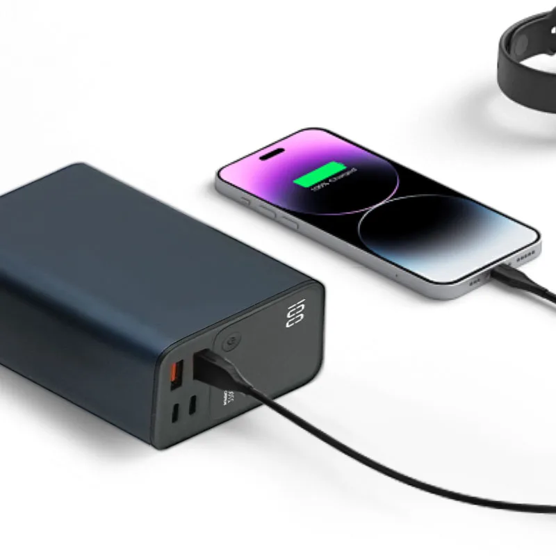 EZ100 225.5W/27000mAh  Portable Power Bank  Powerbank with Wired PD65W Fast Charging