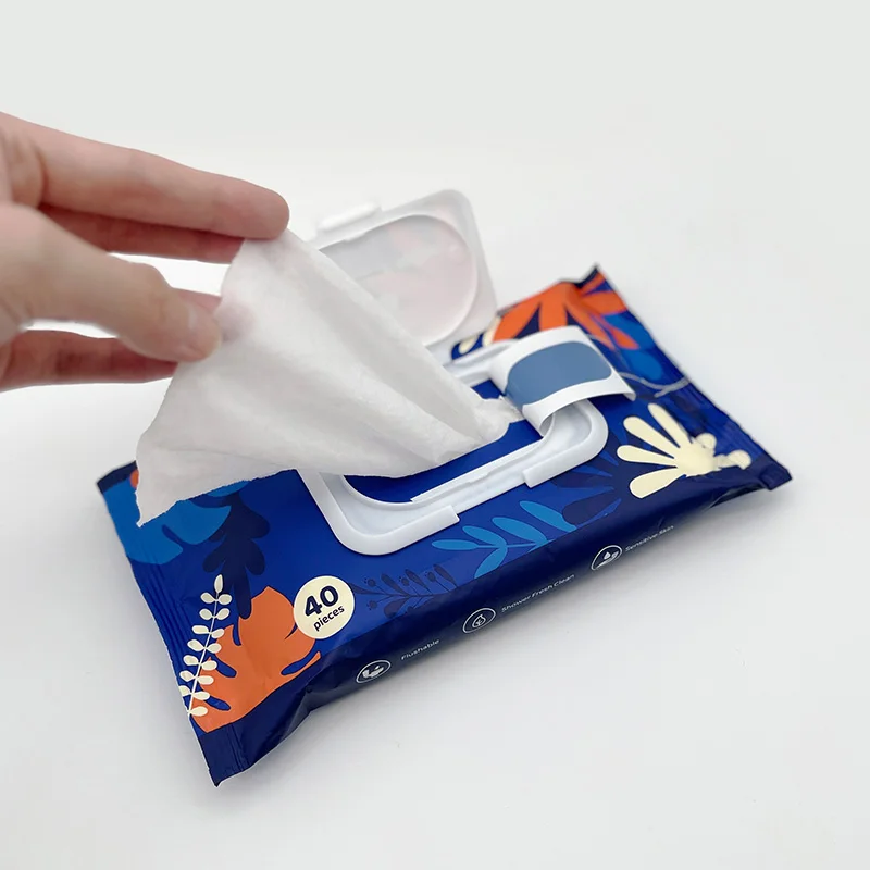 Personal Cleaning Wet Wipes Private Label Bulk Biodegradable Organic Flushable Toilet Tissue