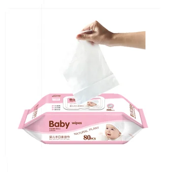 Wholesale Customized Logo Private Label Softness Clean Baby Wet Wipes Disposable Skin Care, Hot Sale OEM Baby Wet Wipes 120 Pcs