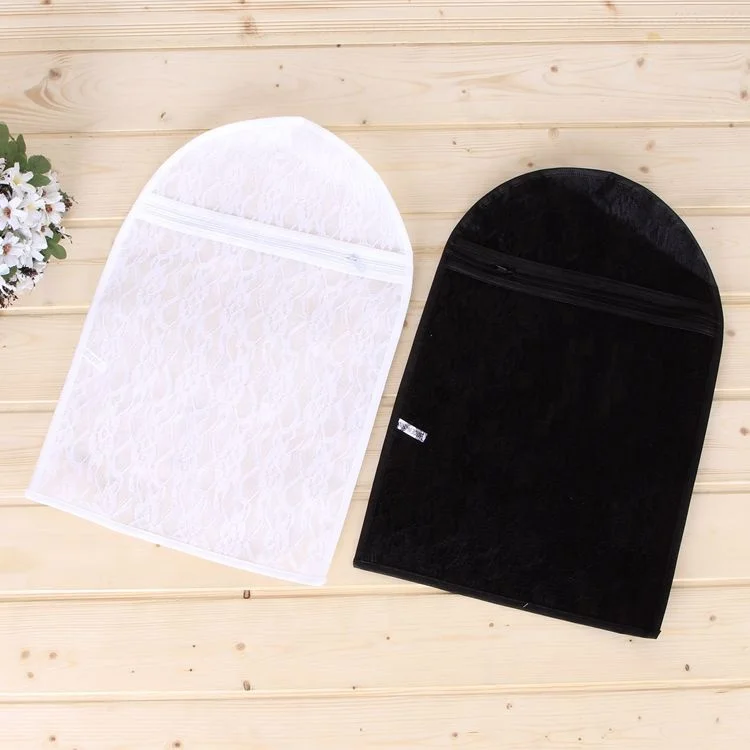 High Quality Durable Black Non Woven Dance Garment Bag With Pockets