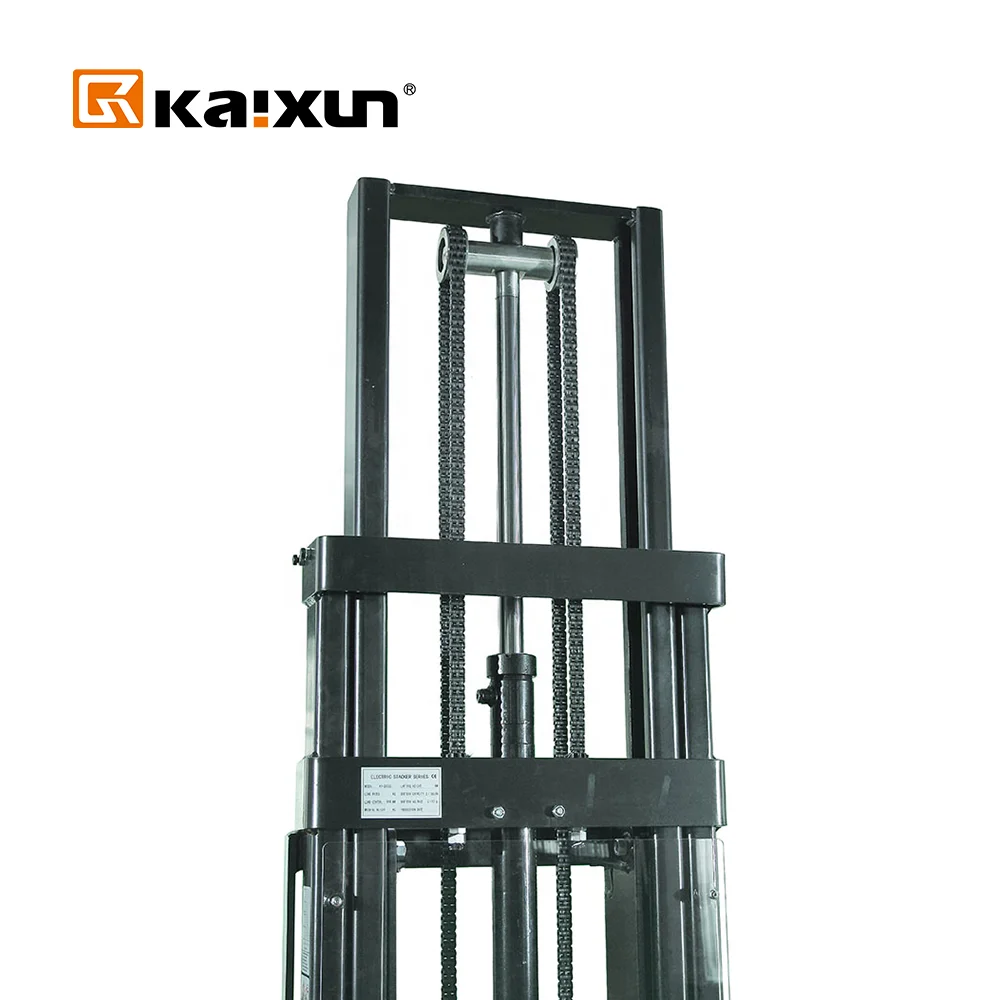 Electric Powered 1000kg 1200kg Lift 3.5m Stacker Forklift Full Electric Pallet Stacker with CE