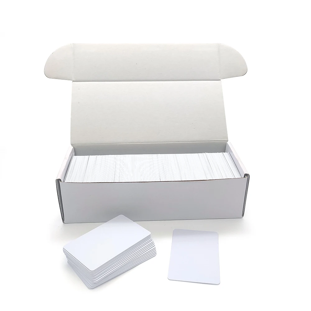 Wholesale 13.56MHZ NTAG 215  RFID NFC Blank White PVC Card High Quality Plastic Card for Access Control