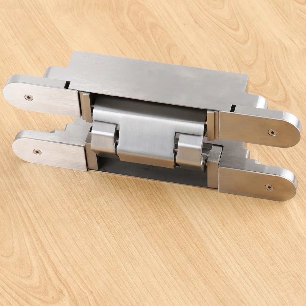 Universal TE 626 3D A8 Satin Stainless Steel Concealed Invisible hinge
