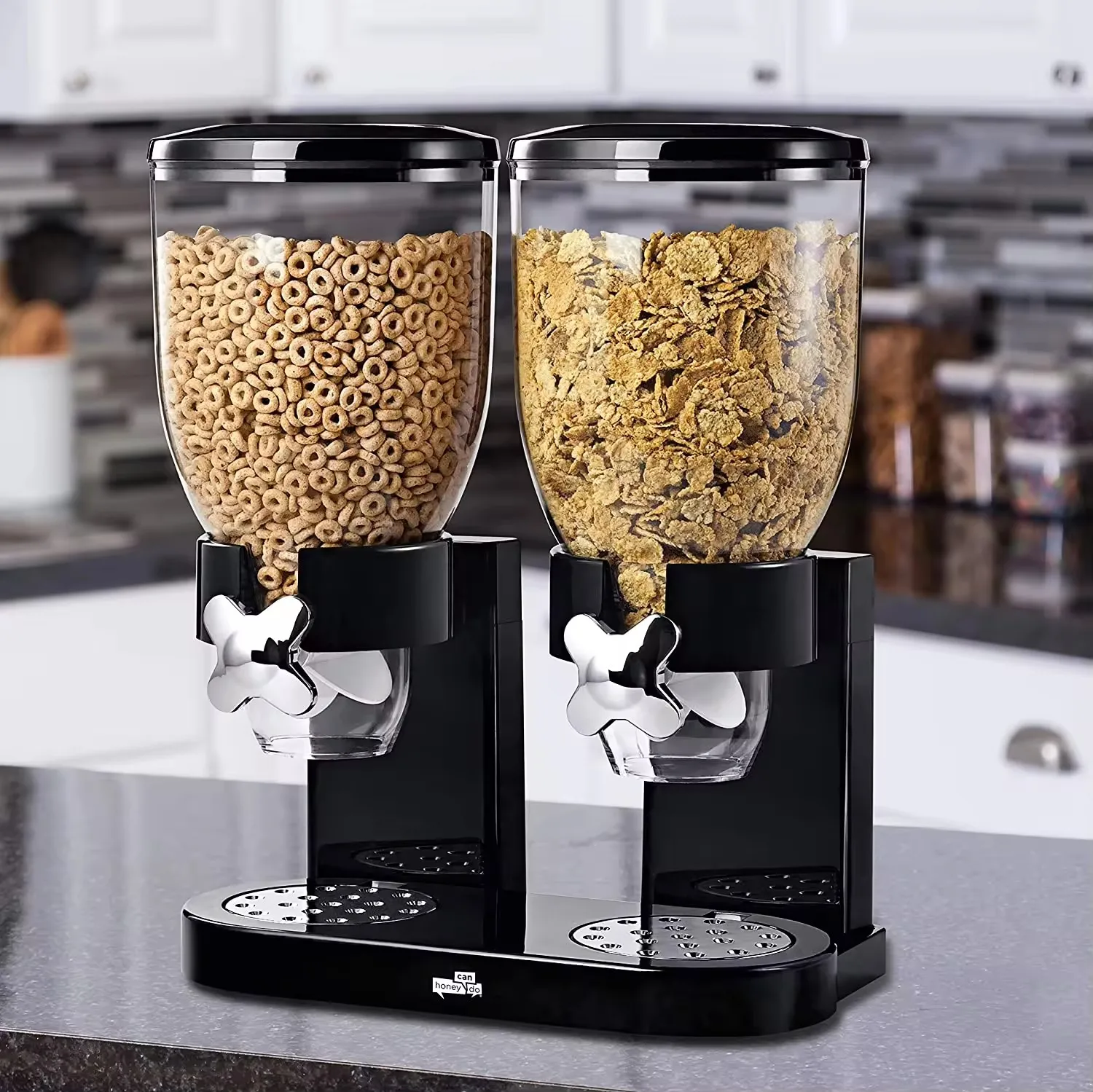 Large Capacity food grade   Dispenser Storage Containers Oatmeal Nuts Candy Dispenser Jars Kitchen Cereal Storage Containers
