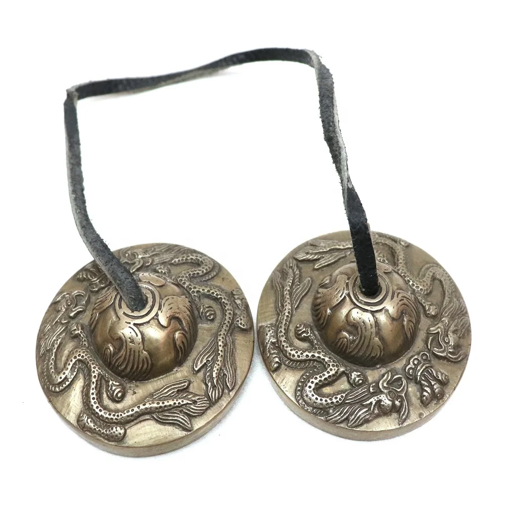Top Selling Buddhist Tingsha Cymbals vibrating sound for temples religious practices