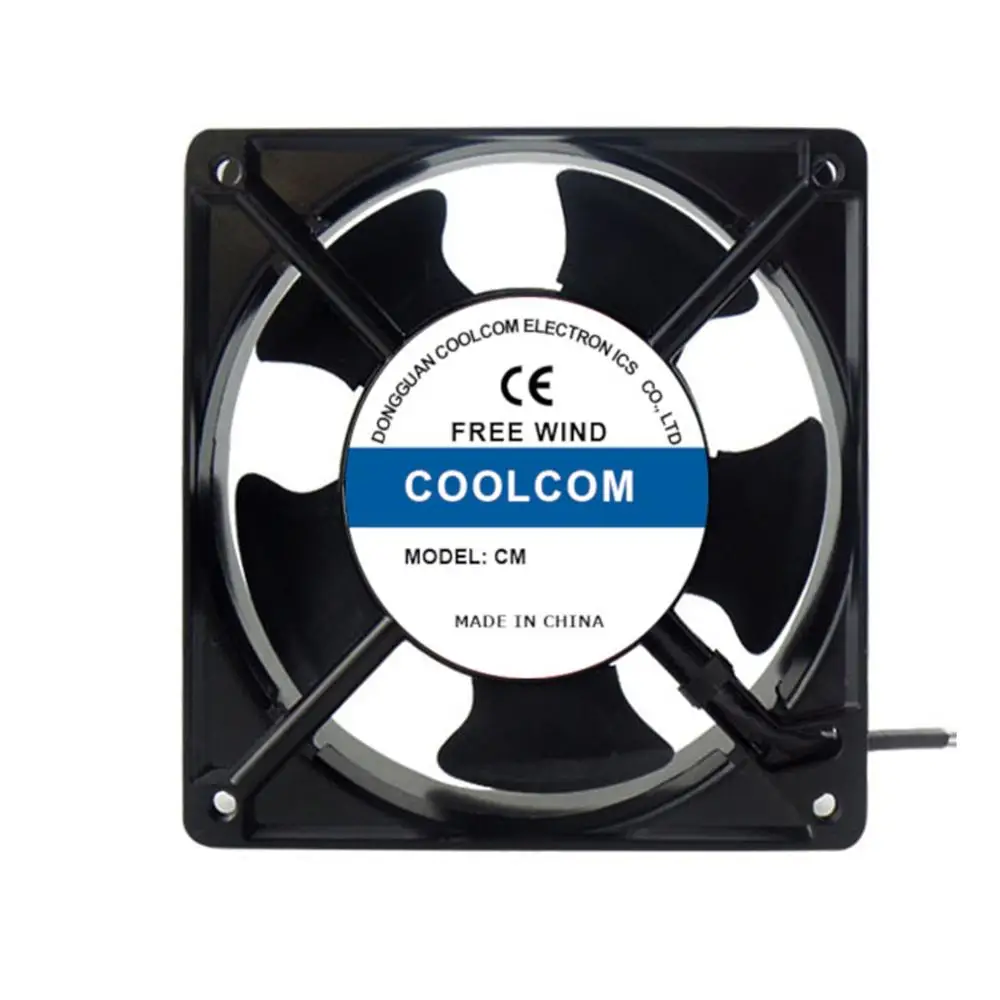 COOLCOM high quality silent DC 12v or 24V axial flow cooling fan for purifier