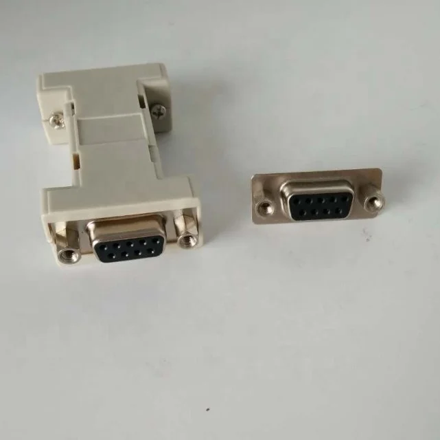  RS232 DB9F с переходником для хижины DB9M никелевым