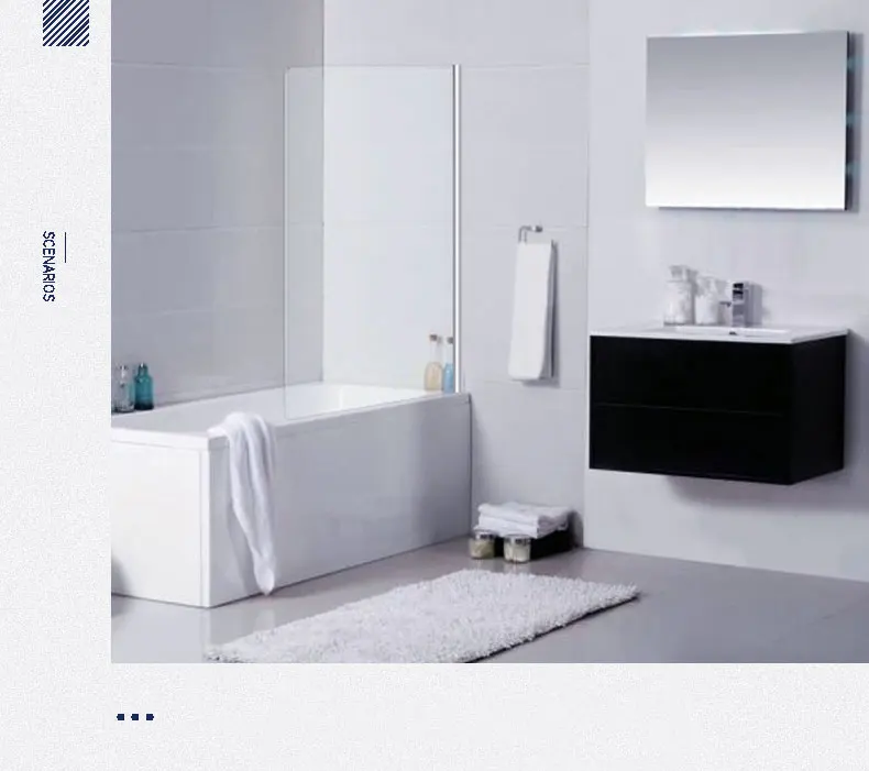 
Millen durable tempered glass sliding enclosure shower rooms shower glass 