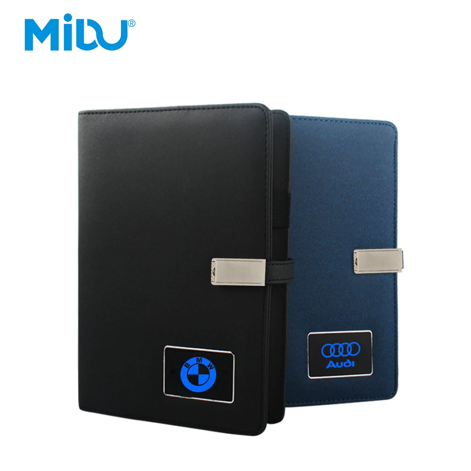  Высококлассный кожаный USB флэш-диск Midu новый дизайн умный ноутбук с внешним аккумулятором и интеллектуальной
