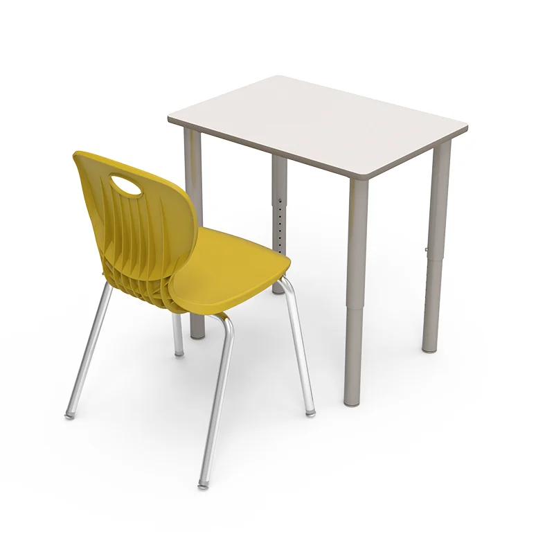 School Furniture Height Adjustable School Desk Student Study Table Chair For Training School Children Classroom Desk And Chair