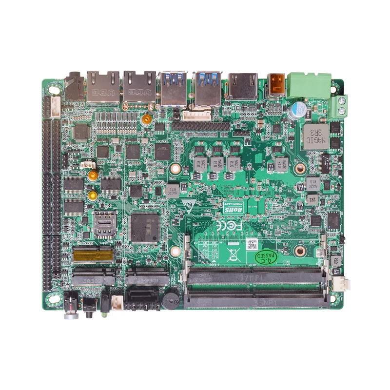 13th I7 Computer Motherboard DDR5 Ram LVDS Three Display AMT Gigabit Lan RS485 RS232 Com M.2 SSD Newest Industrial Motherboard