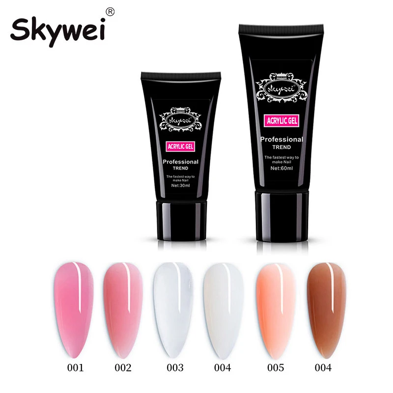 Skywei easy nails extension soak off  Private label nail product Building Gel Prolong Gel